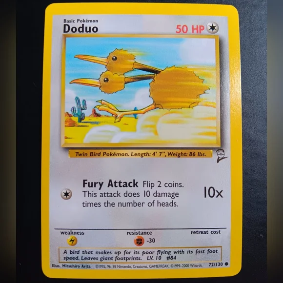 doduo pokemon card XY Evolutions - Imakuni?'s Doduo (Secret Rare) - 112/108 main image 0